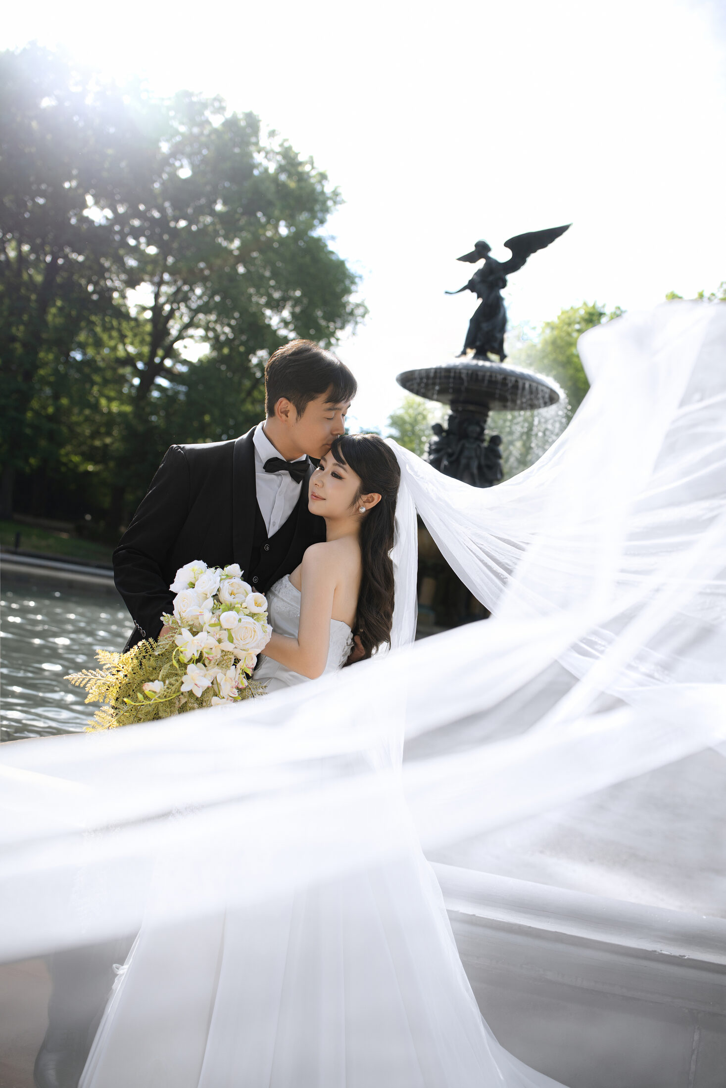 余凌与孝锡的婚纱照 3